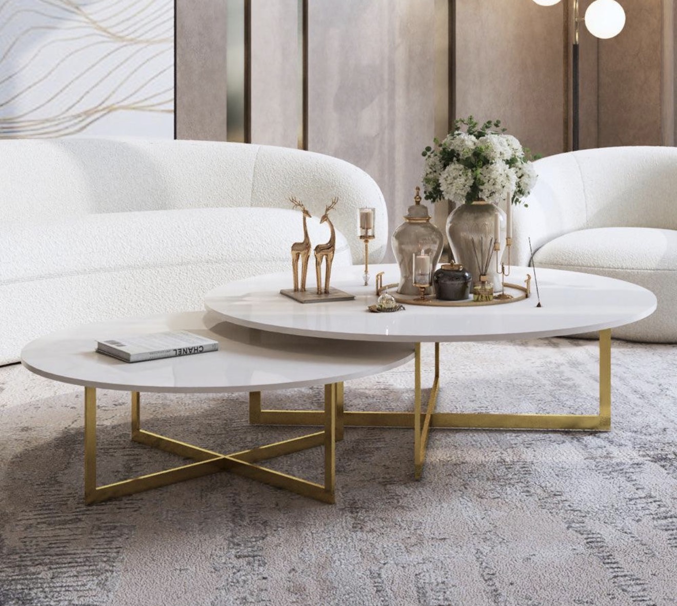 طقم طاولات متداخلة Nesting